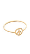 Click for more info about Aurelie Bidermann 18K Gold Peace Ring - Gold