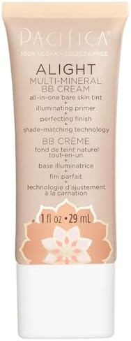 Pacifica Alight Multi-Mineral BB Cream Medium – Hydrating Tinted Moisturizer & Primer, Sheer Na... | Amazon (US)