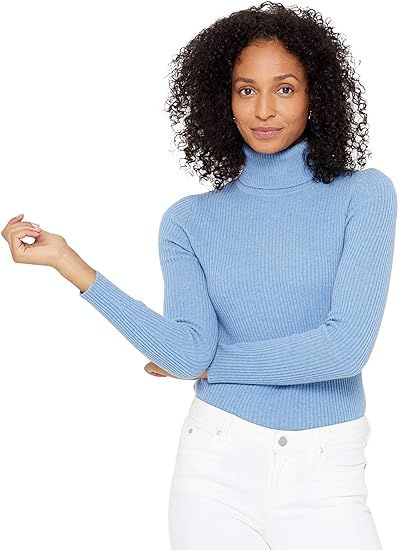 State Cashmere Ribbed Turtleneck Sweater 100% Pure Cashmere Long Sleeve Pullover for Women | Amazon (US)