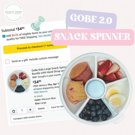 Our original GoBe. snack Spinners are used daily for each of our two kids. Once I saw that they came out with a new and improved version I immediately added to cart! 

#LTKkids #LTKbaby #LTKfamily