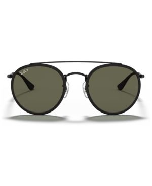 Ray-Ban Polarized Flat Lens Sunglasses, RB3647N, Only at Sunglass Hut | Macys (US)