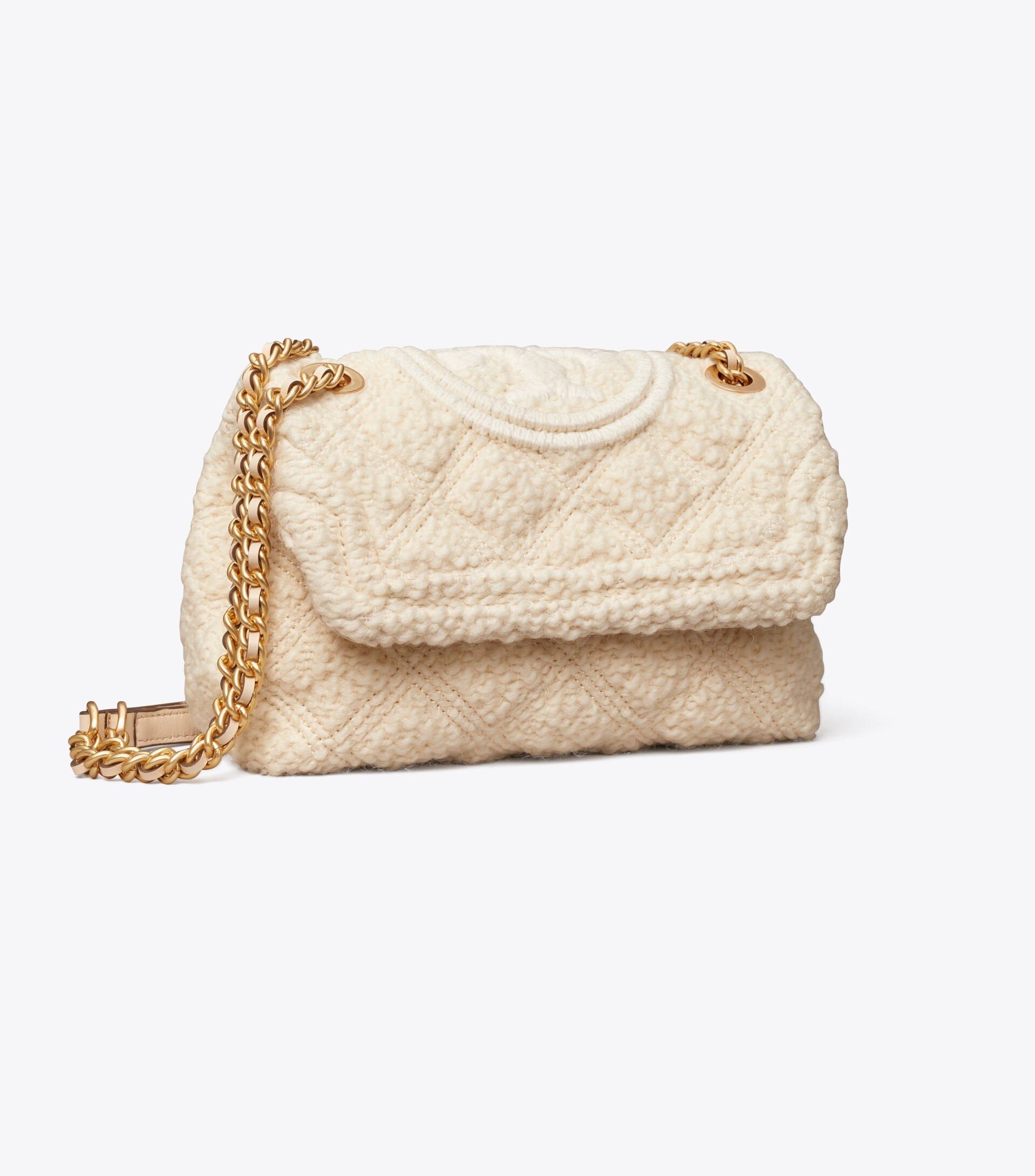 Fleming Soft Bouclé Small Convertible Shoulder Bag | Tory Burch (US)