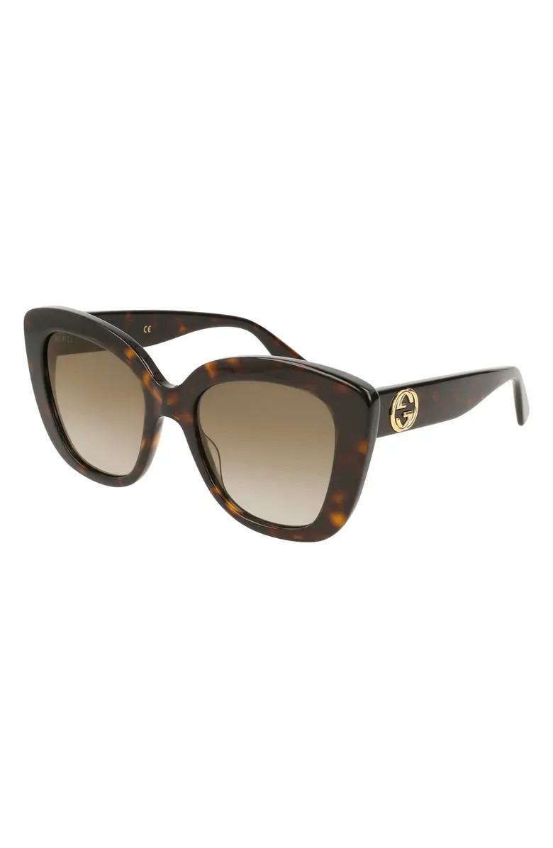 Gucci 52mm Gradient Cat Eye Sunglasses | Nordstrom | Nordstrom