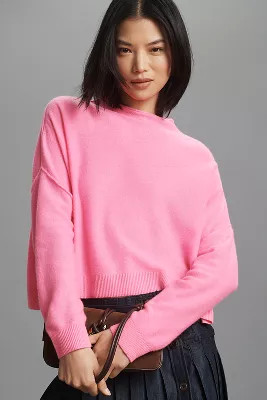 The Alani Cashmere Mock-Neck Sweater by Pilcro | Anthropologie (US)