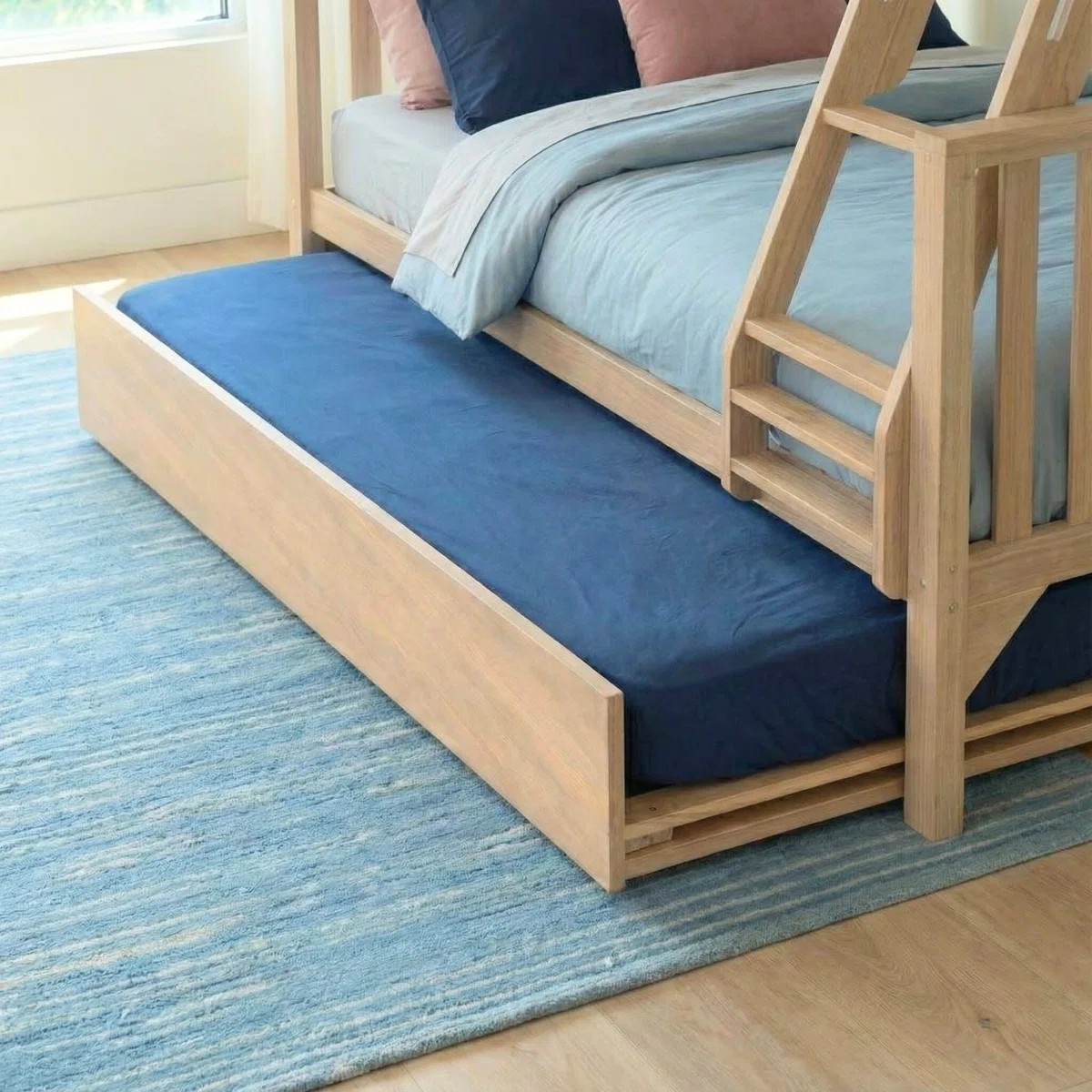 Brubaker Kids Twin Over Full Bunk Bed with Trundle | Wayfair North America
