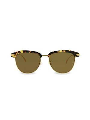 Bottega Veneta 54MM Round Sunglasses on SALE | Saks OFF 5TH | Saks Fifth Avenue OFF 5TH