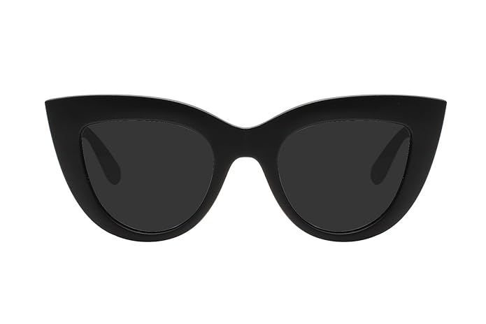 UV Protection Cat Eye Sunglasses,Mirrored Flat Lens Women Fashion Glasses | Amazon (US)