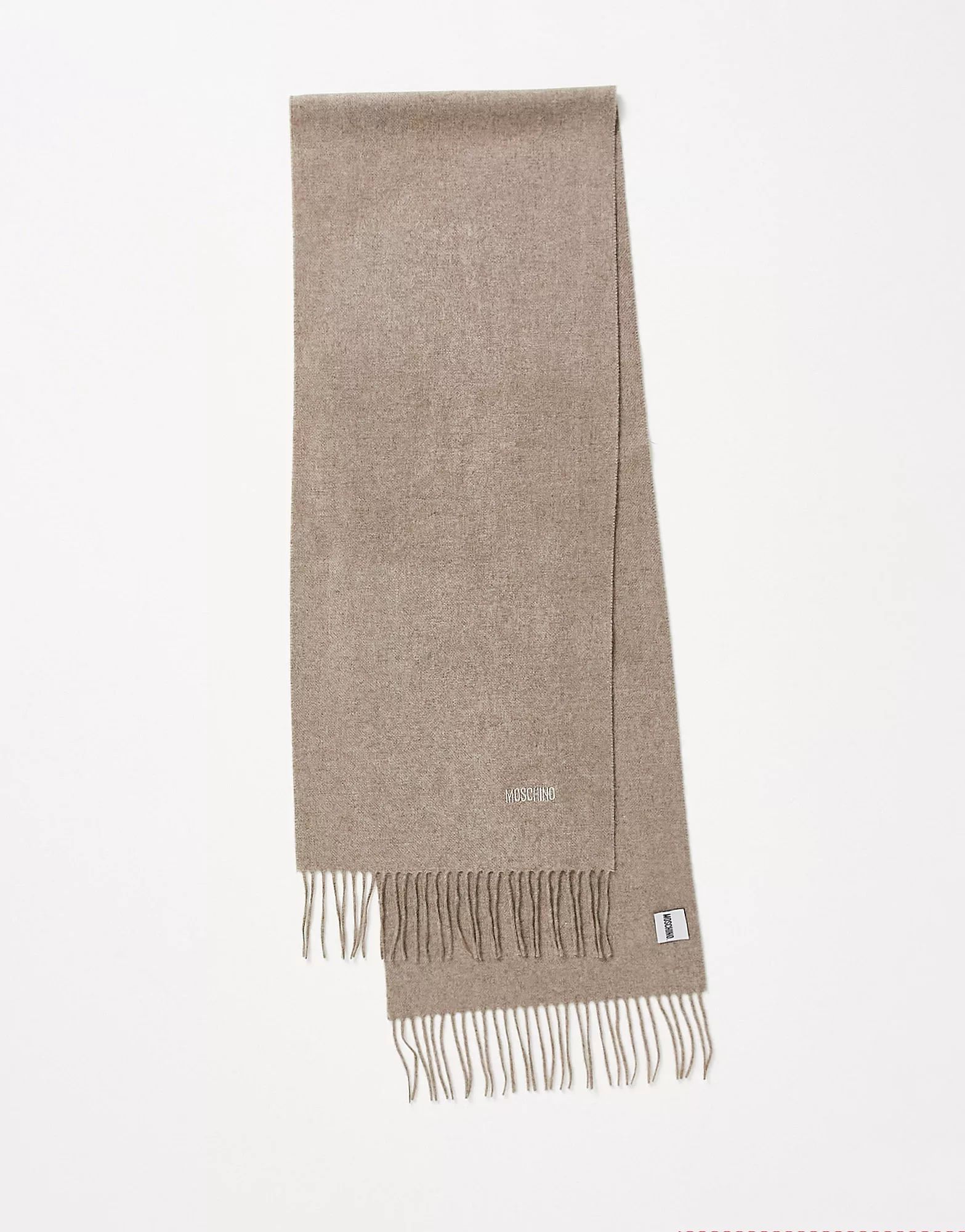 Moschino wool scarf in gray | ASOS (Global)
