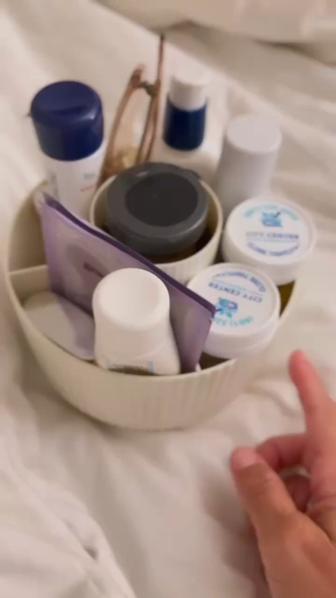 My bedside table caddy I’m obsessed with and all my essentials inside!!!

#LTKBeauty #LTKHome #LTKFindsUnder100