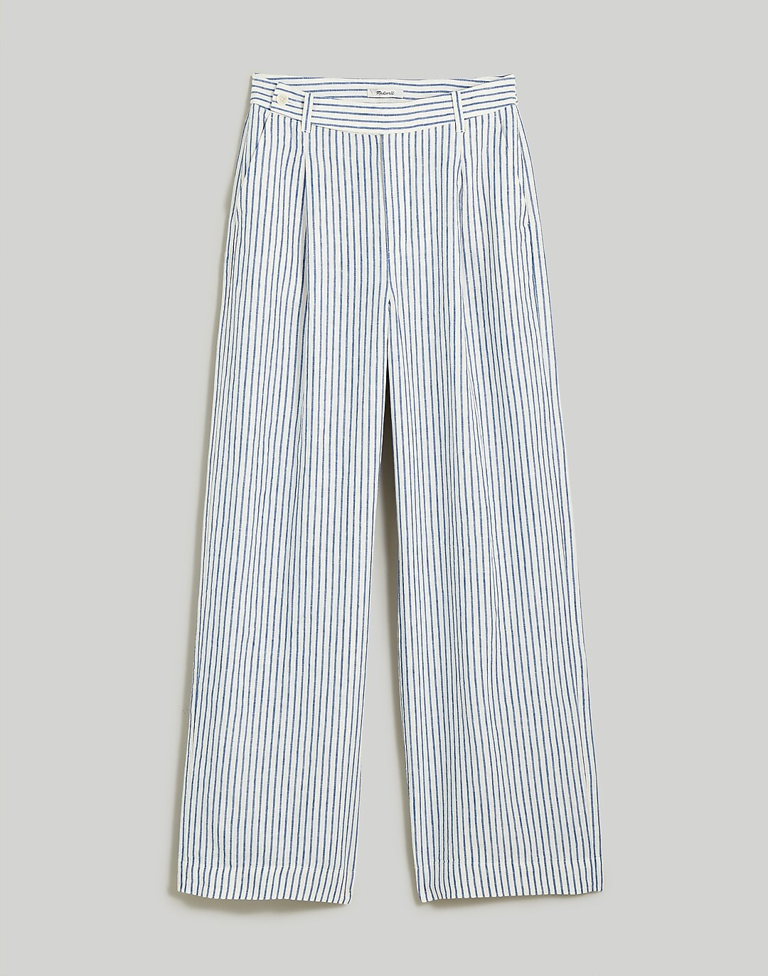 The Harlow Wide-Leg Pant in 100% Linen | Madewell