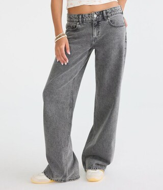 Low-Rise Baggy Wide Leg Jean | Aeropostale
