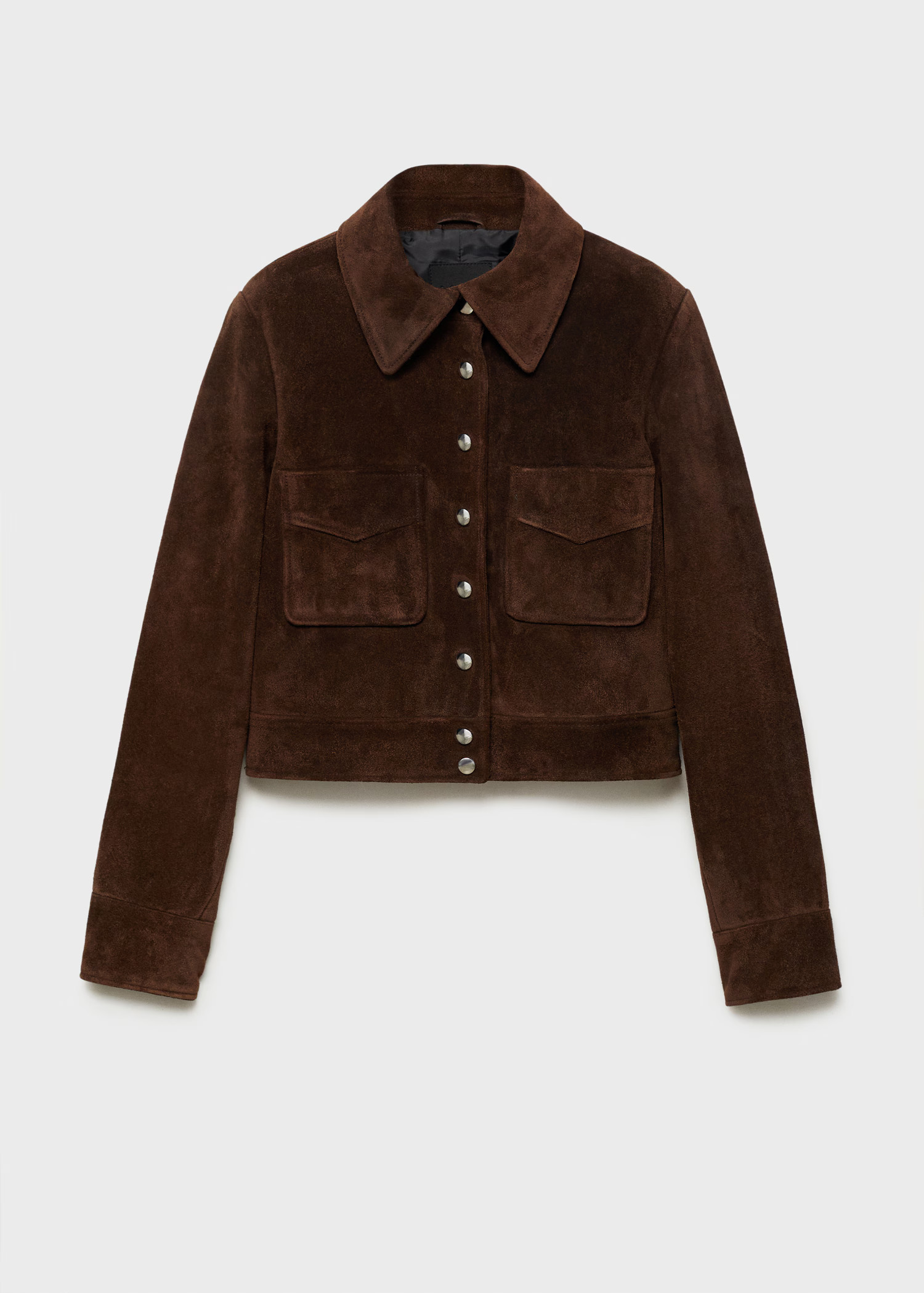 Suede jacket with pockets - Women | MANGO USA | Mango (US/MX/AU)