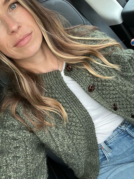 More Irish cardigan love (and I took this in the car with good sunset light. Shameless plug to get the content you want like no one is watching! Because, who truly cares?? It’s not that serious….)



#LTKtravel #LTKover40