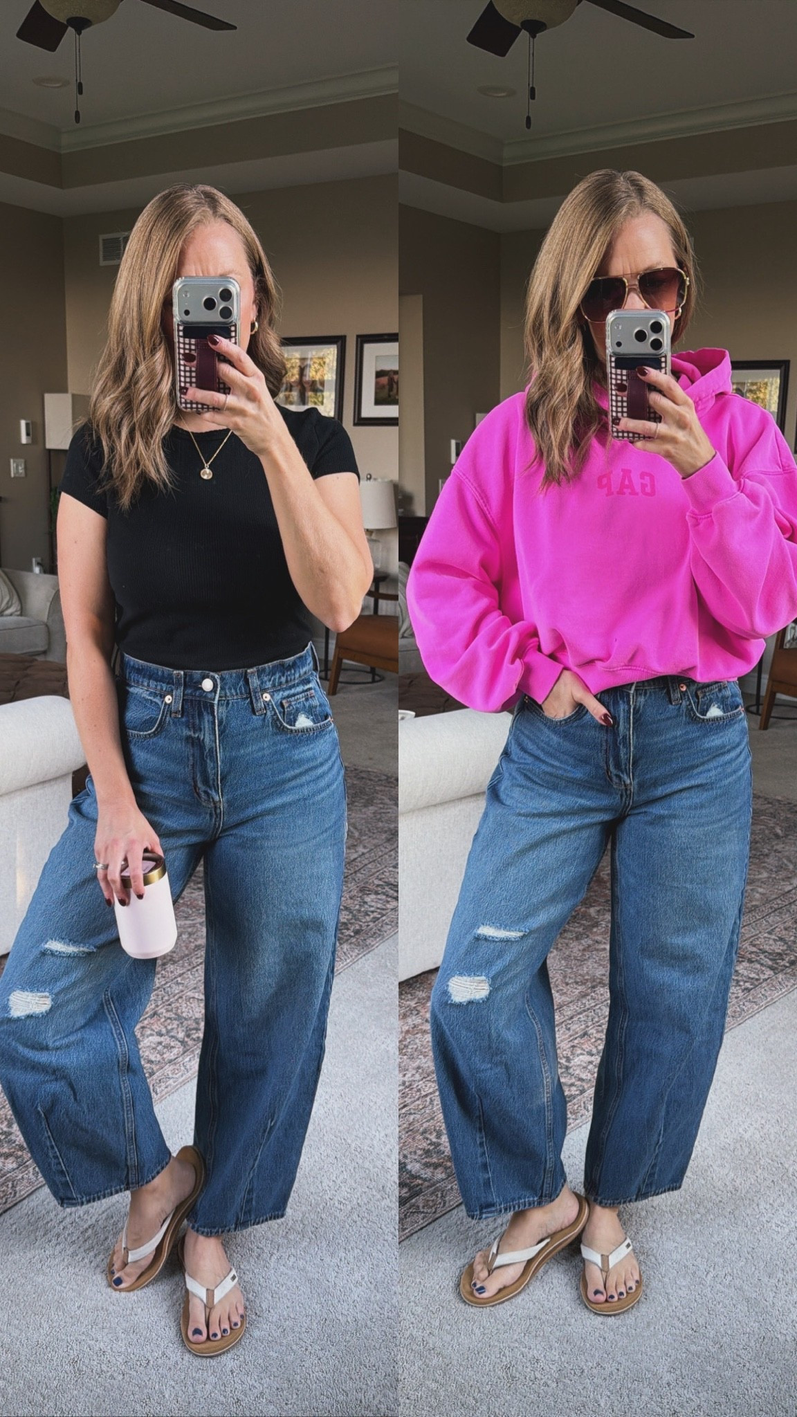 OOTD to watch volleyball!! These jeans are so comfortable. I sized up one.

#LTKdayinmylife #LTKootd #LTKmomlife