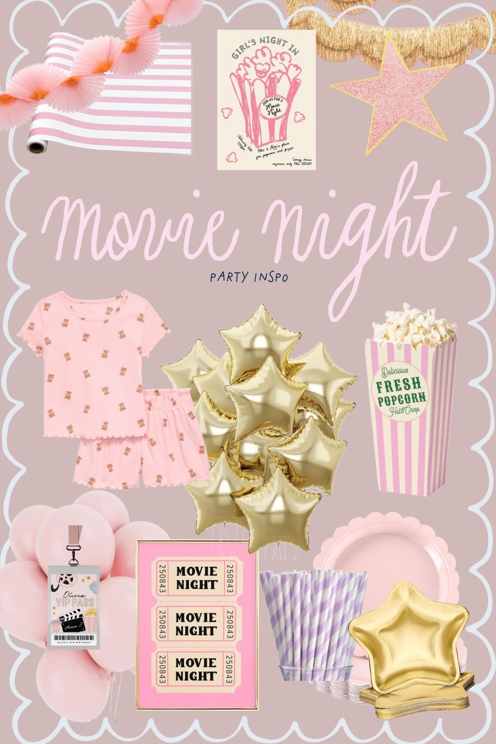 Movie Night Party Inspiration 🍿✨🤍

Party ideas
Birthday Party 
Slumber party 
Movie night 

#LTKmomlife #LTKHome #LTKKids