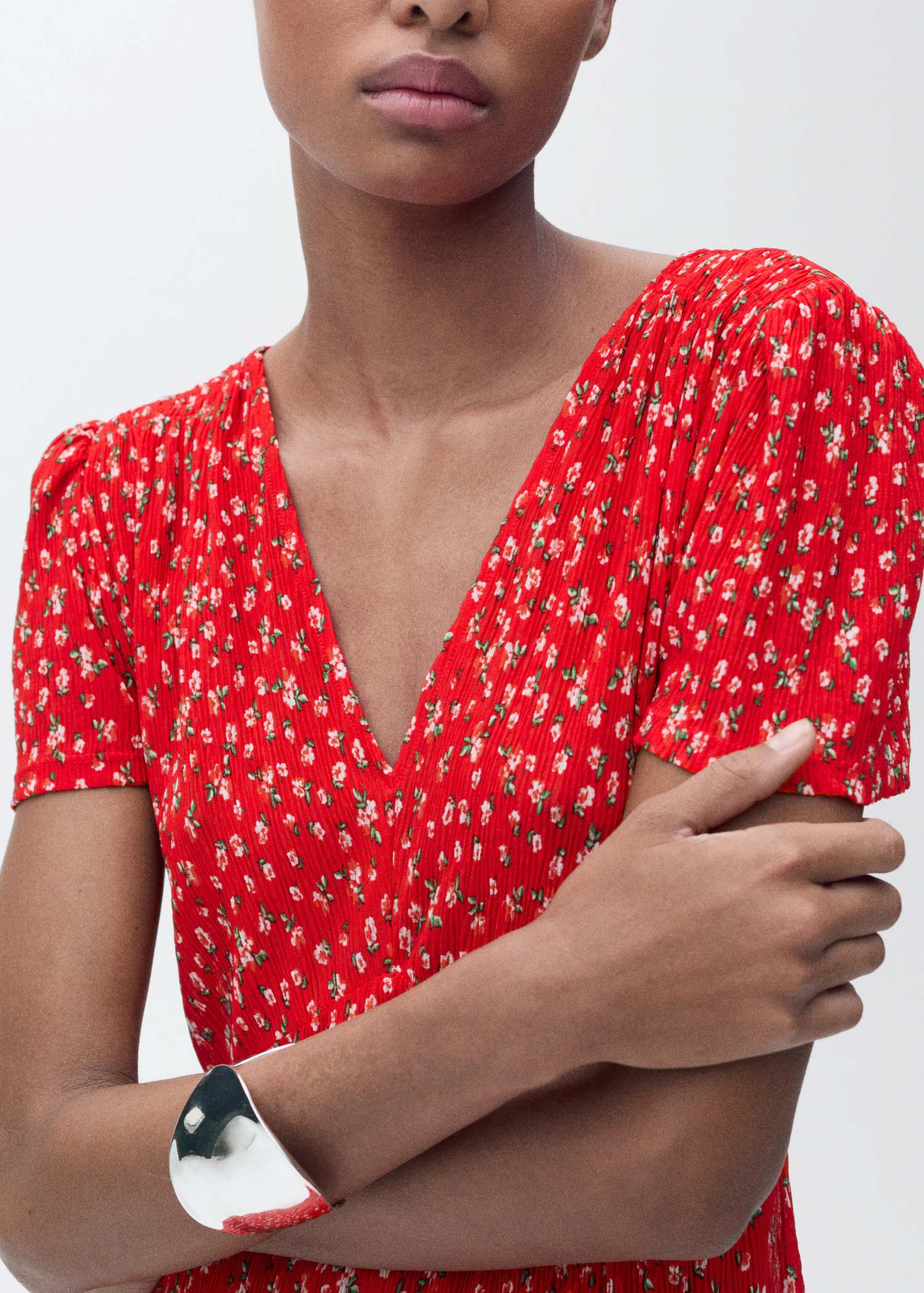 Printed midi-dress - Women | MANGO USA | Mango (US/MX/AU)