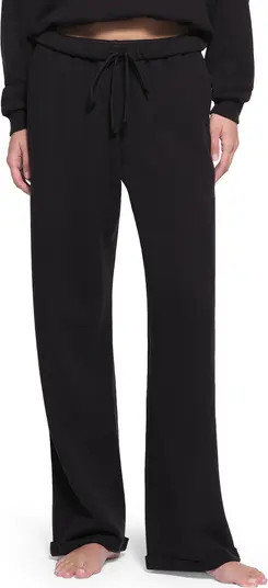 Cotton Blend Fleece Straight Leg Sweatpants | Nordstrom