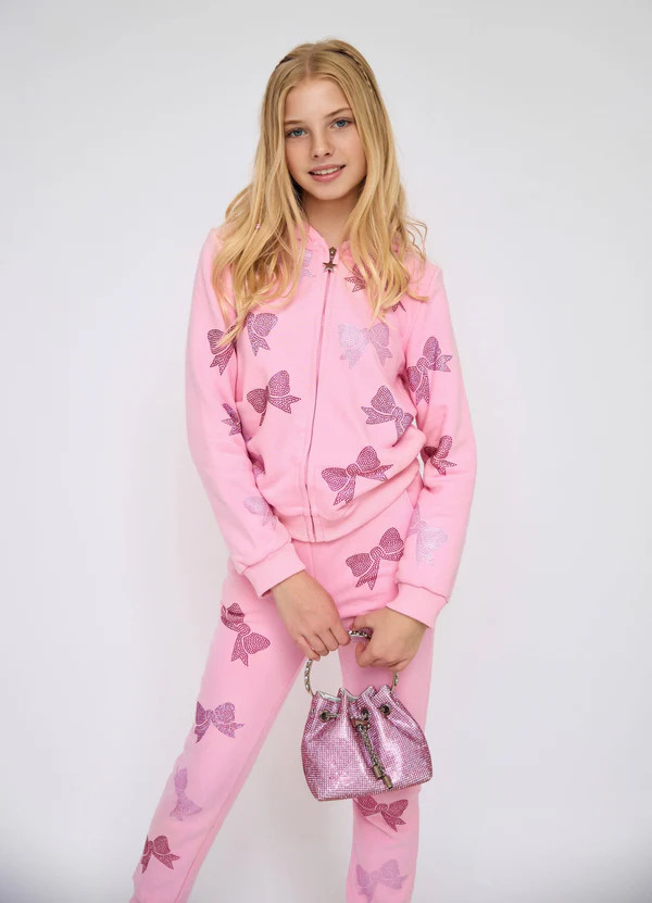 Crystal Bow Jogger Set    Best Seller | Lola + The Boys