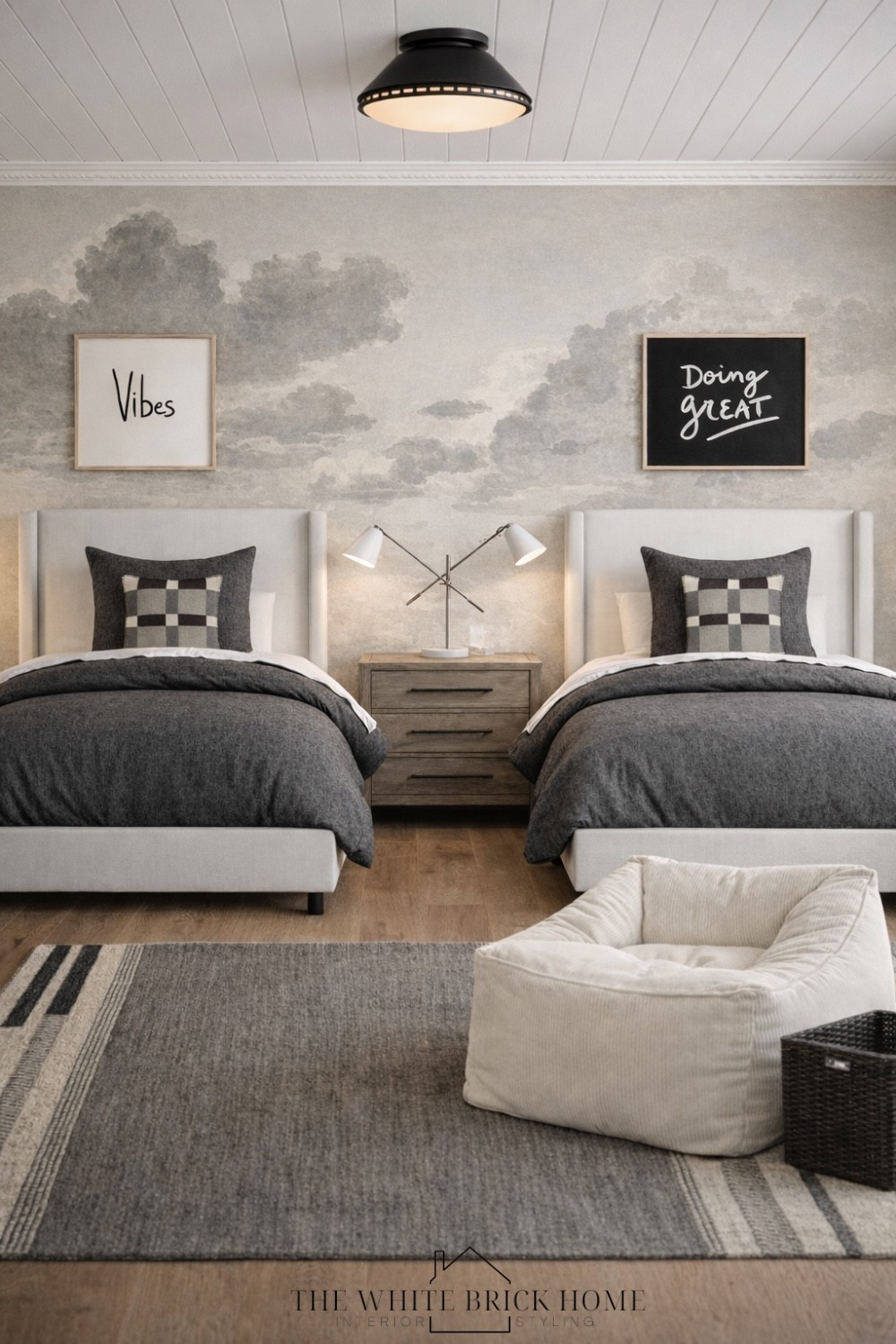 A fun and whimsical bedroom for shared siblings! I love these coordinated wall prints for a touch of personality above a kiddos bed. 
🖤🖤
Bed, bedroom, kids room, kids bedroom, shared bedroom, shared kids bedroom, boys room, boys bedroom, shared boys room, boys room decor, boys room rug, boys room bed, boys room design, boys room decor, boys room chair, boys room bedroom, boys room bedding, boys room wall art, boys room design, home decor, home design, bedding, kids room shared, Wayfair, Etsy, target, minted, pottery barn 


#LTKKids #LTKSaleAlert #LTKHome