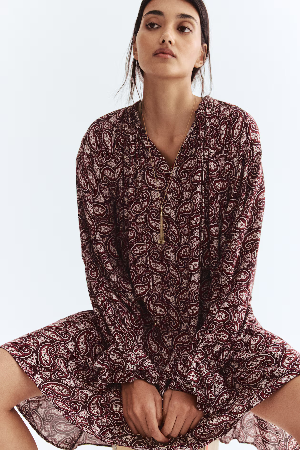 Ruffle-Sleeved Dress | H&M (US + CA)