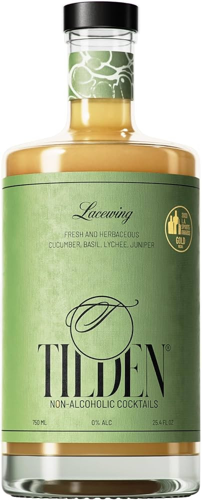 Tilden Cocktails Lacewing,Multi Award Winning Non-Alcoholic Cocktail, Vegan and No Sugar Added, C... | Amazon (US)