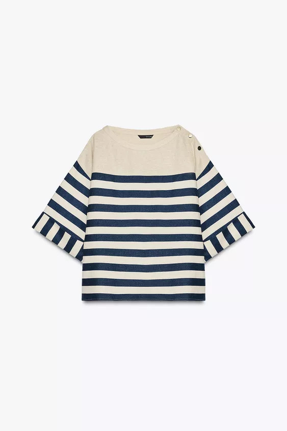 STRIPED LINEN SHIRT | Zara US