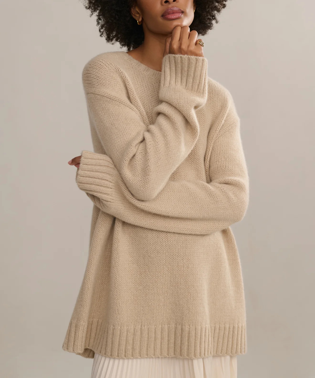 Cashmere Amelia Crewneck | Jenni Kayne