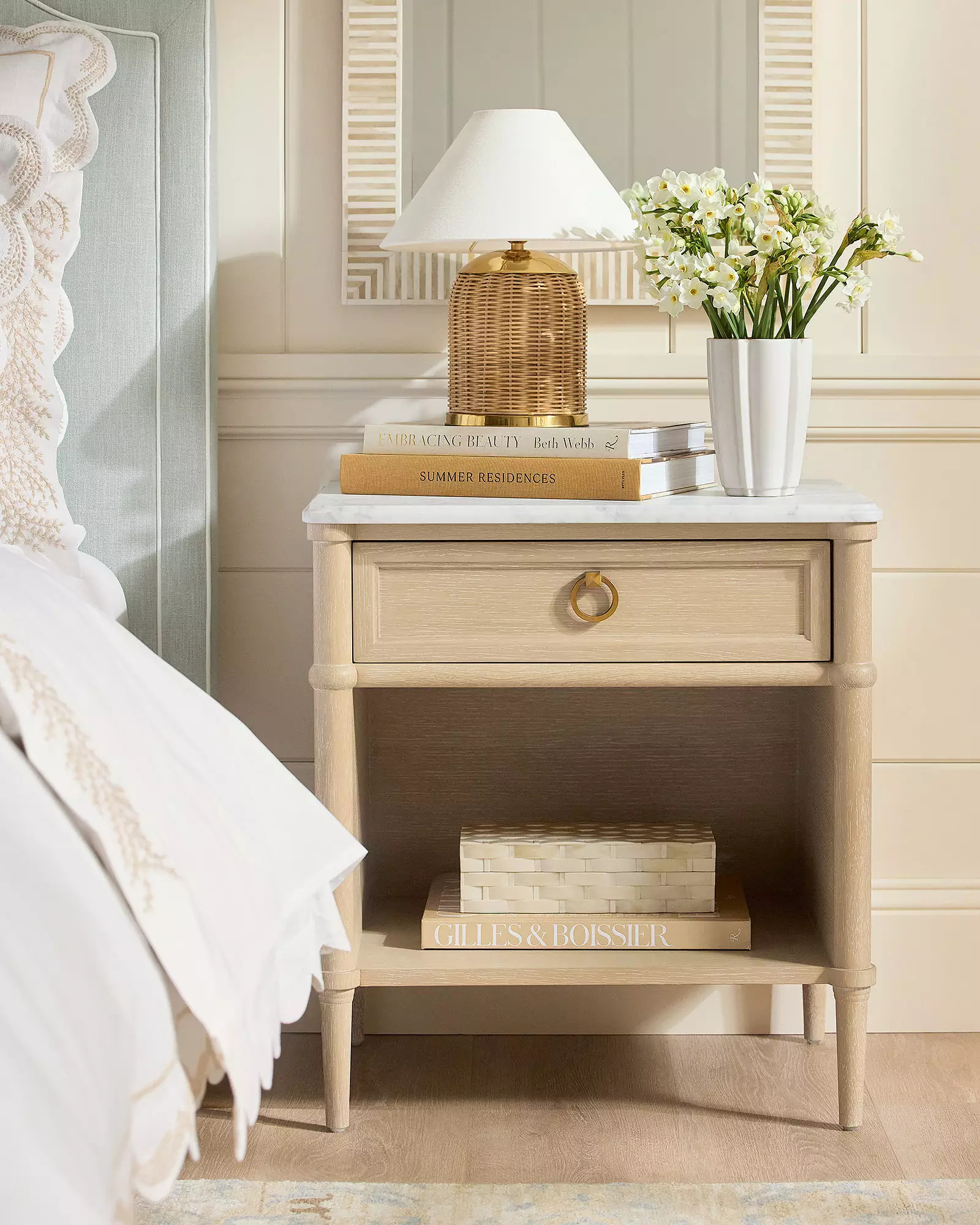 Chesapeake 1-Drawer Nightstand | Serena and Lily