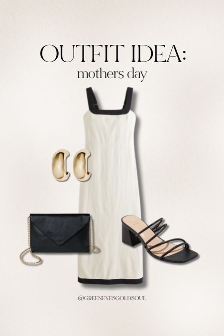 Mother’s Day outfit idea! 💕
Dress, midi, gold hoops, black clutch, wedding, date night, wedding guest dress, heels 

#LTKU #LTKStyleTip #LTKFindsUnder100