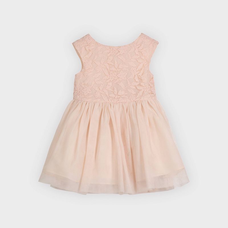 Mia & Mimi Toddler Girls' Lace Tutu Tank Top Dress - Light Pink | Target