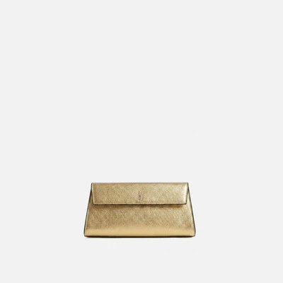 MEERA CLUTCH METALLIC GOLD | behno