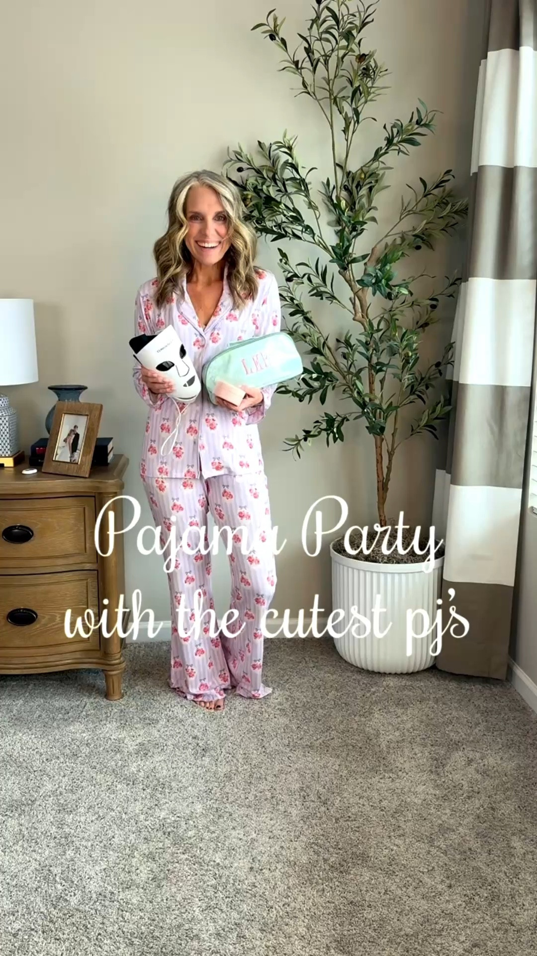 I’m wearing size small in these adorable and SUPER SOFT pjs  

#LTKootd #LTKTravel #LTKOver40