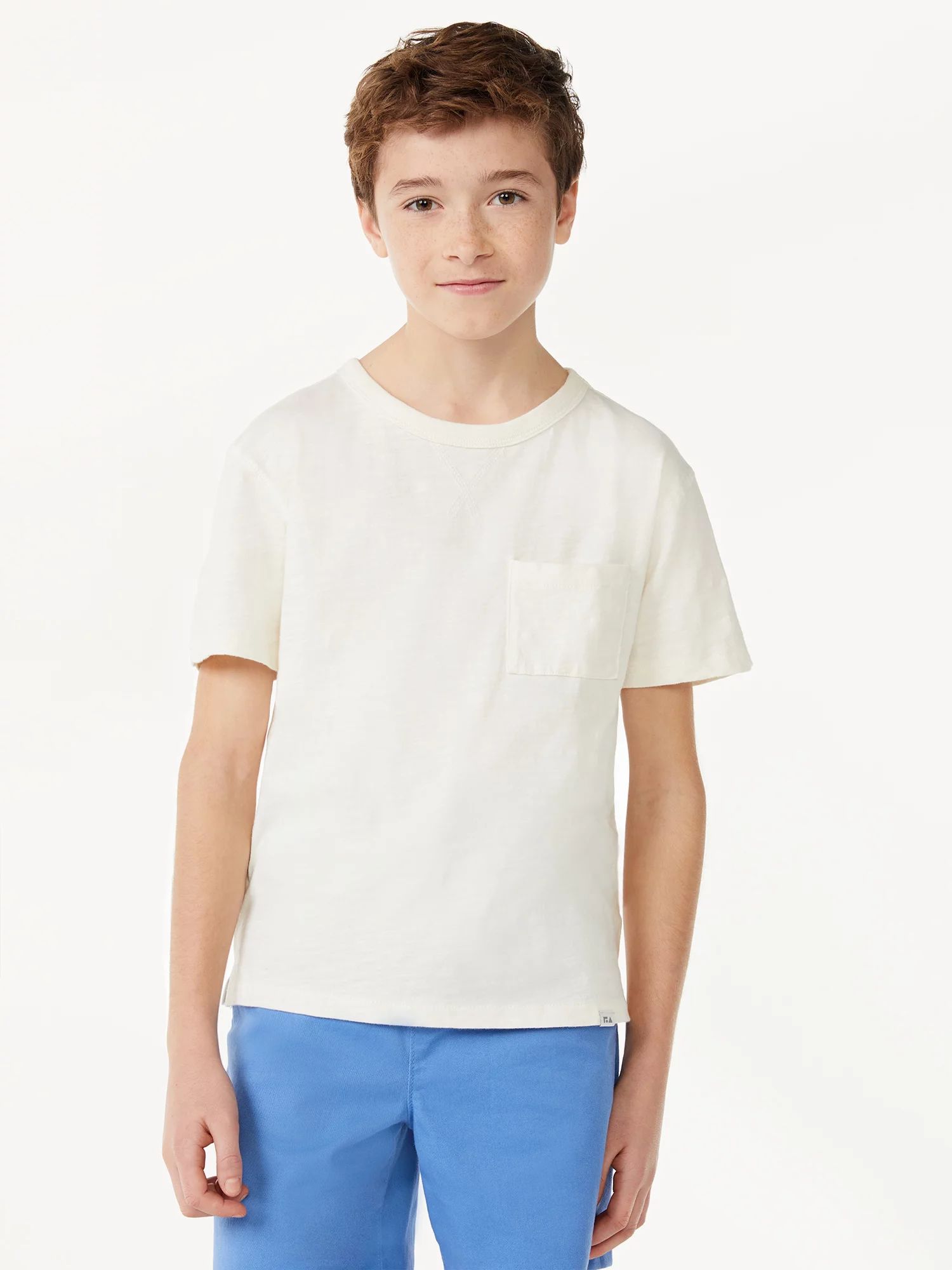 Free Assembly Boys Short Sleeve T-Shirt, Sizes 4-18 | Walmart (US)