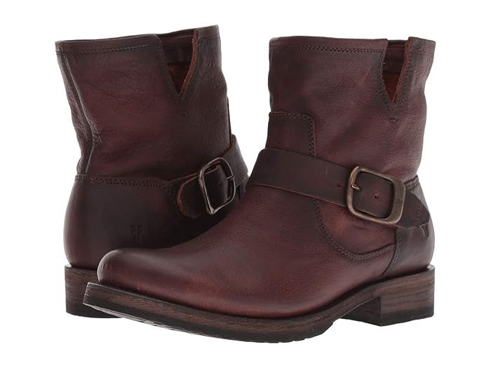 Frye Veronica Bootie (Redwood Washed Oiled Vintage) Women's Boots | Zappos