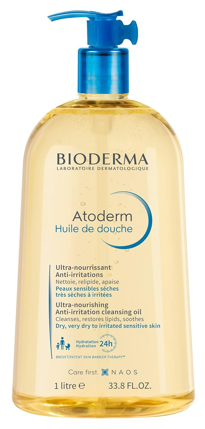 Bioderma - Atoderm - Cleansing Oil - Face and Body Cleansing Oil - Soothes Discomfort - Cleansing... | Amazon (US)