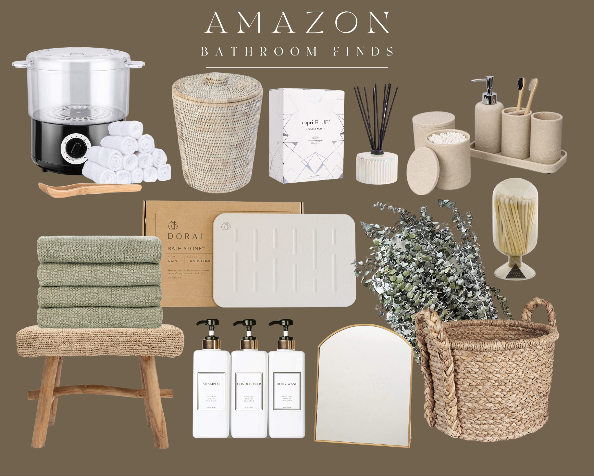 AMAZON BATHROOM FINDS

#LTKhome #LTKunder100 #LTKworkwear