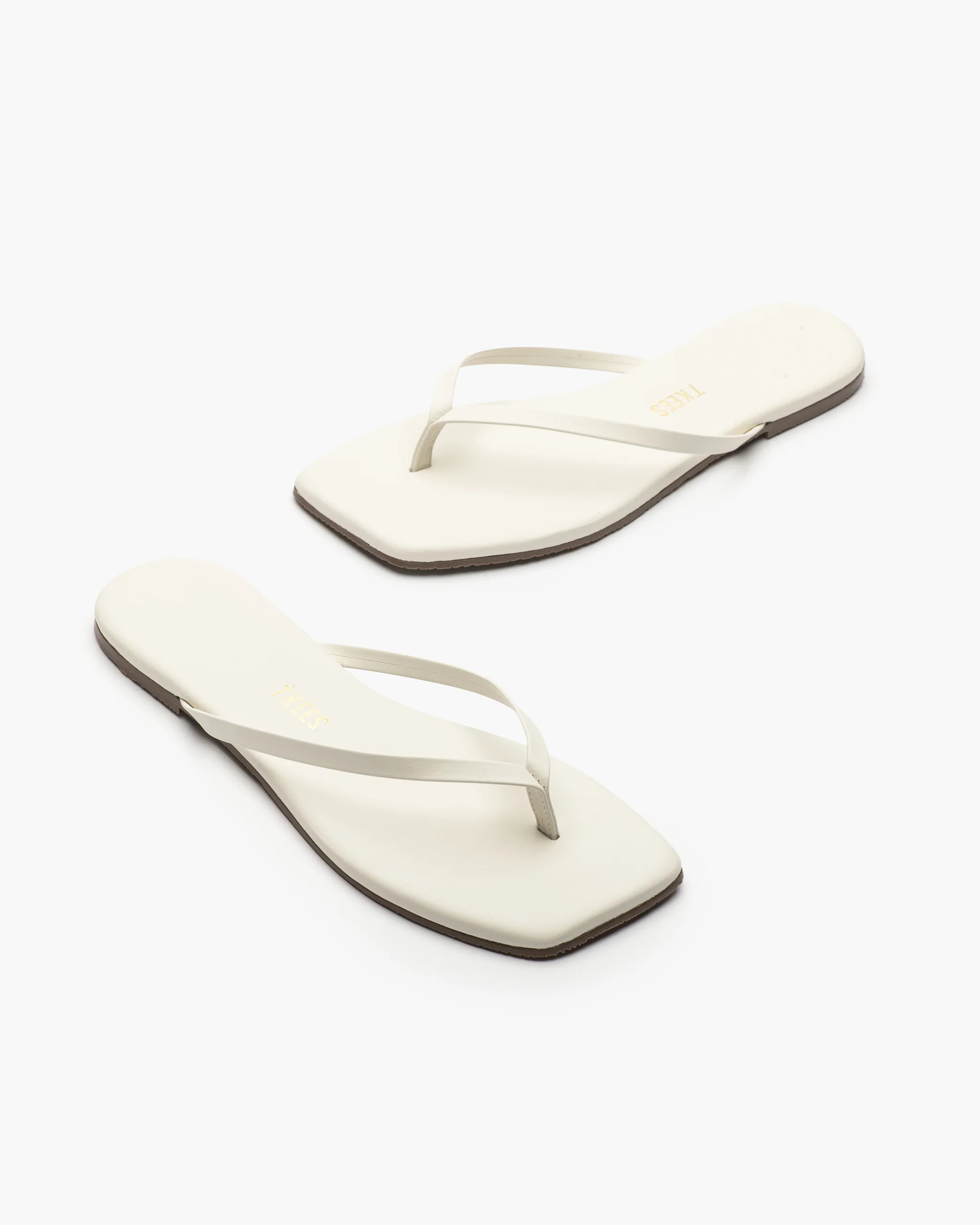 Square Toe Lily in Cream | Women's Sandals | TKEES | TKEES