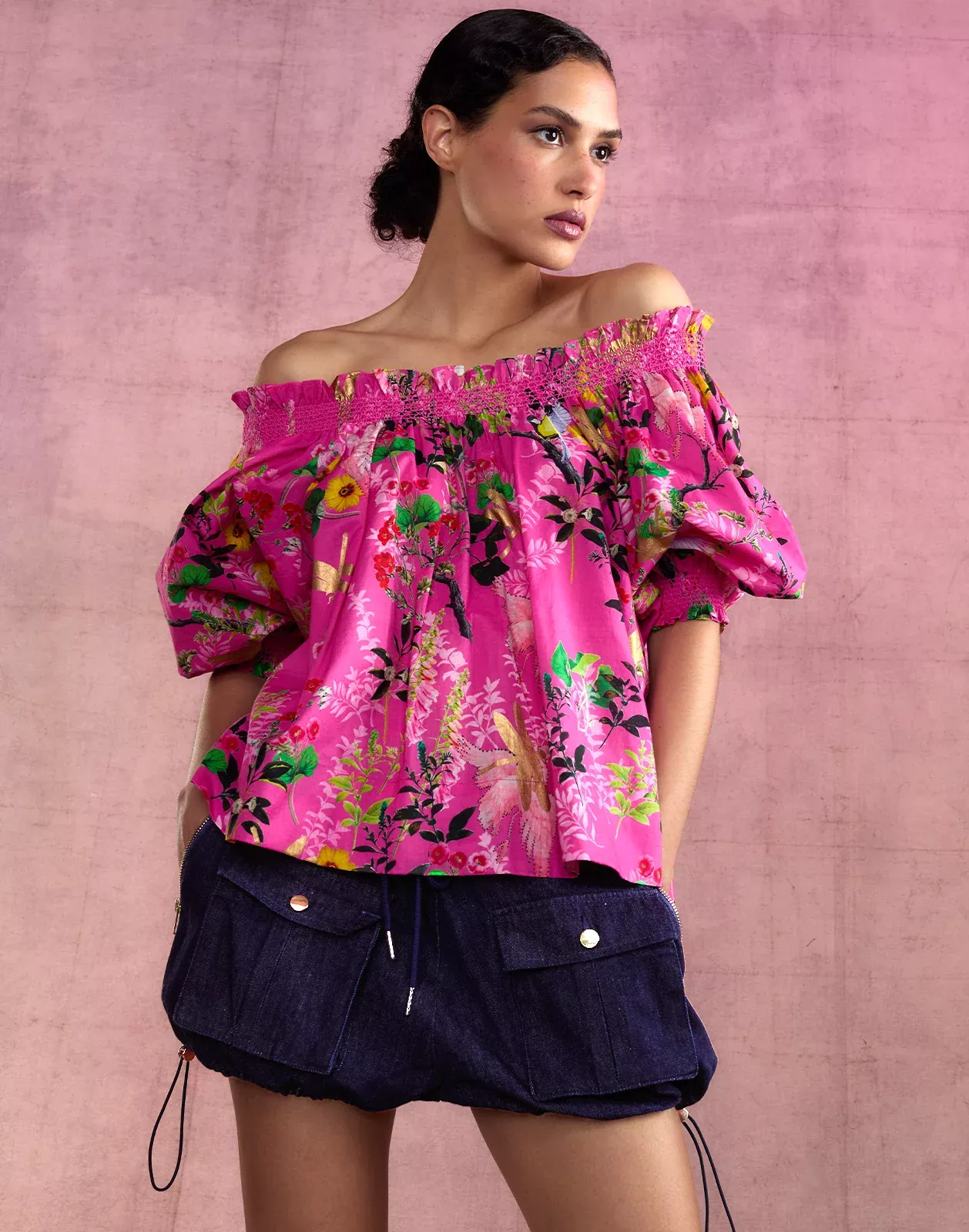 Malta Off Shoulder Blouse | Cynthia Rowley