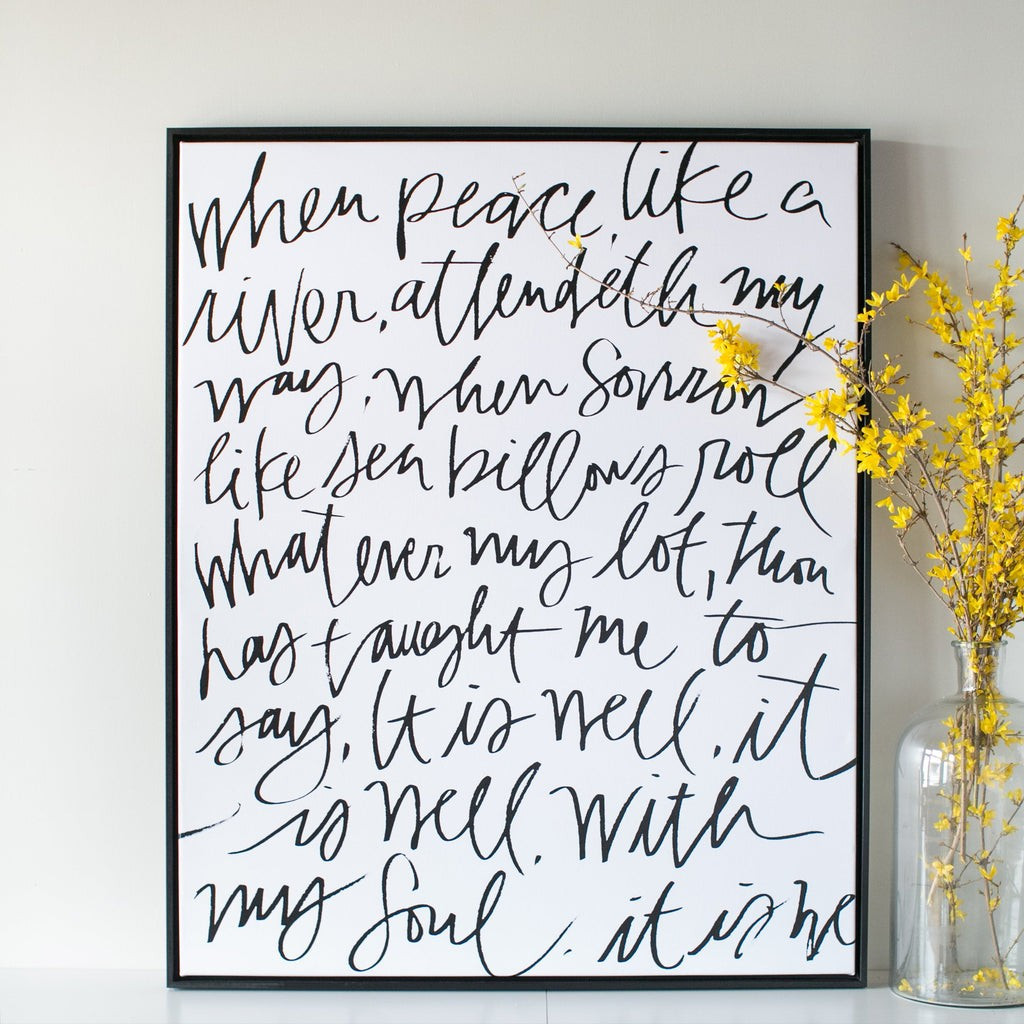 It Is Well | Lindsay Letters, LLC