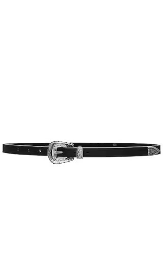 Baby Frank Belt in Black & Silver | Revolve Clothing (Global)