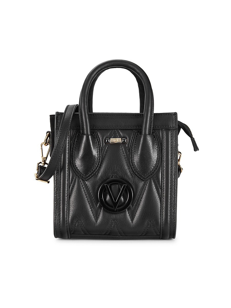 Valentino by Mario Valentino Women's Evad Quilted Leather Crossbody Bag - Black | Saks Fifth Avenue OFF 5TH