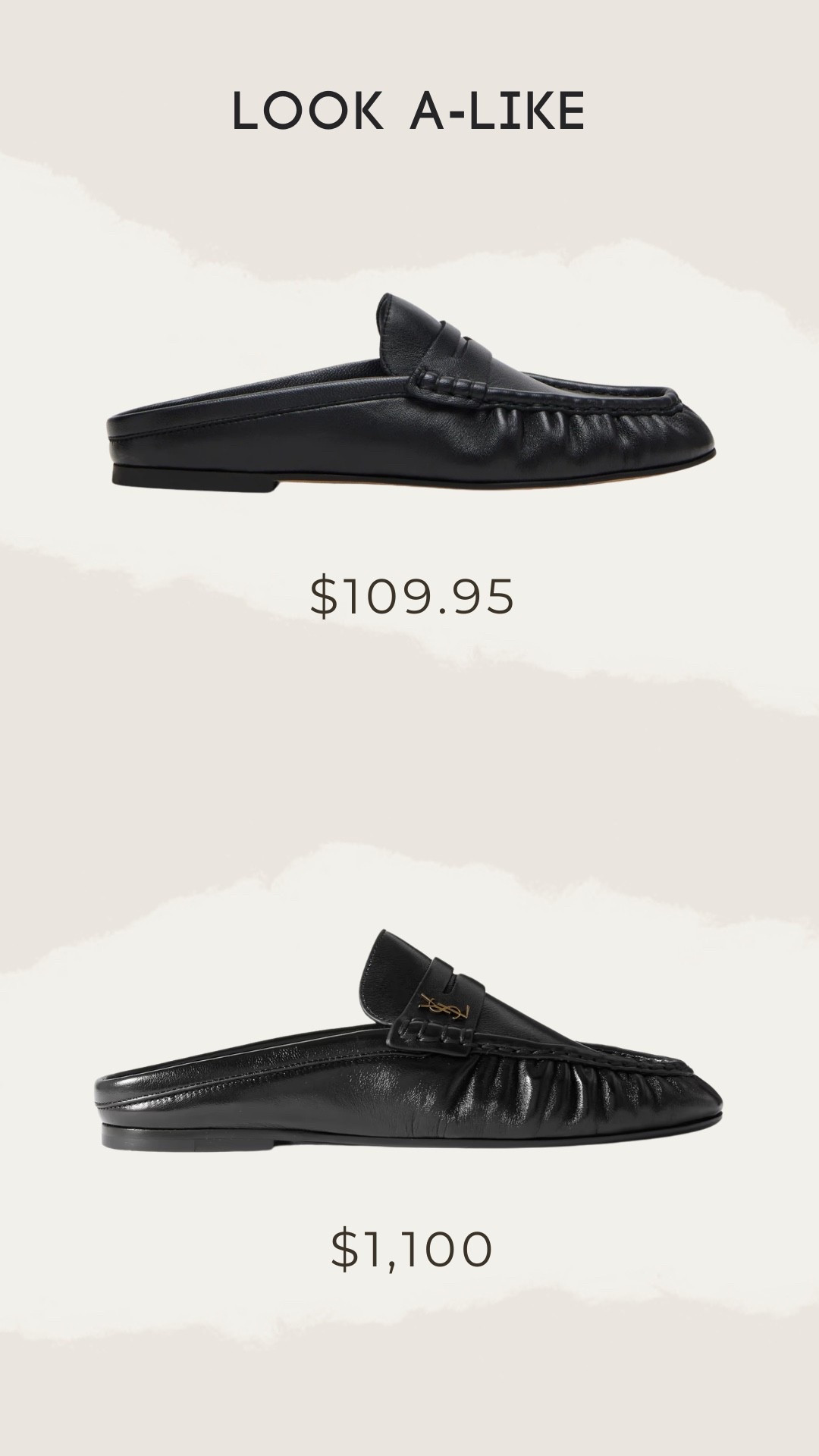 A great look alike! These Steve Madden loafers are an amazing alternative to the YSL ones. 