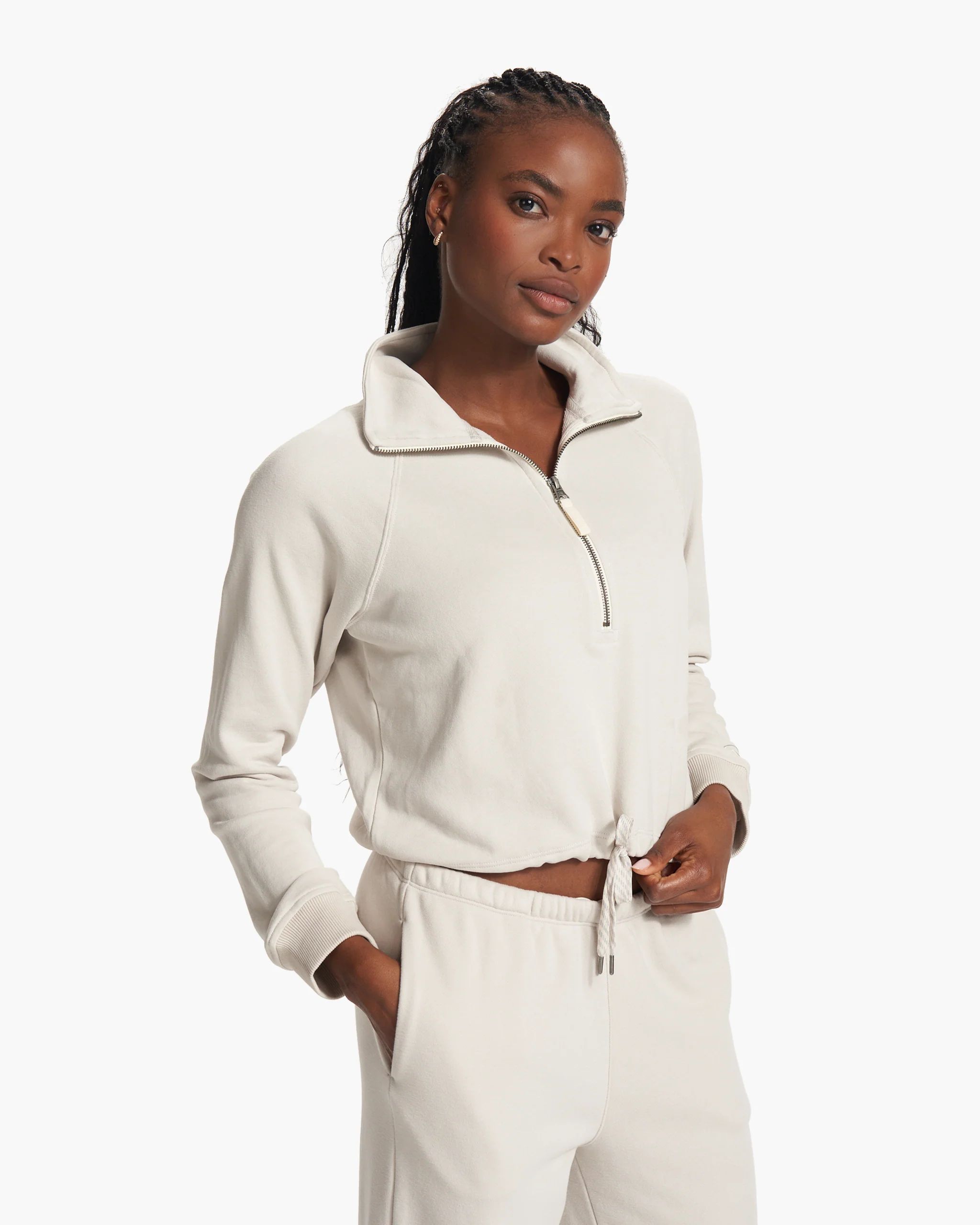 Sedona Half Zip | Salt | Vuori | Vuori Clothing (US & Canada)