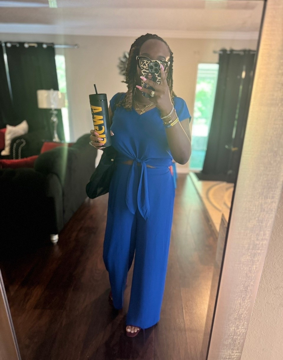 Royal Blue two piece set! Just in time for boule!

#LTKgrwm #LTKootd #LTKmorningroutine