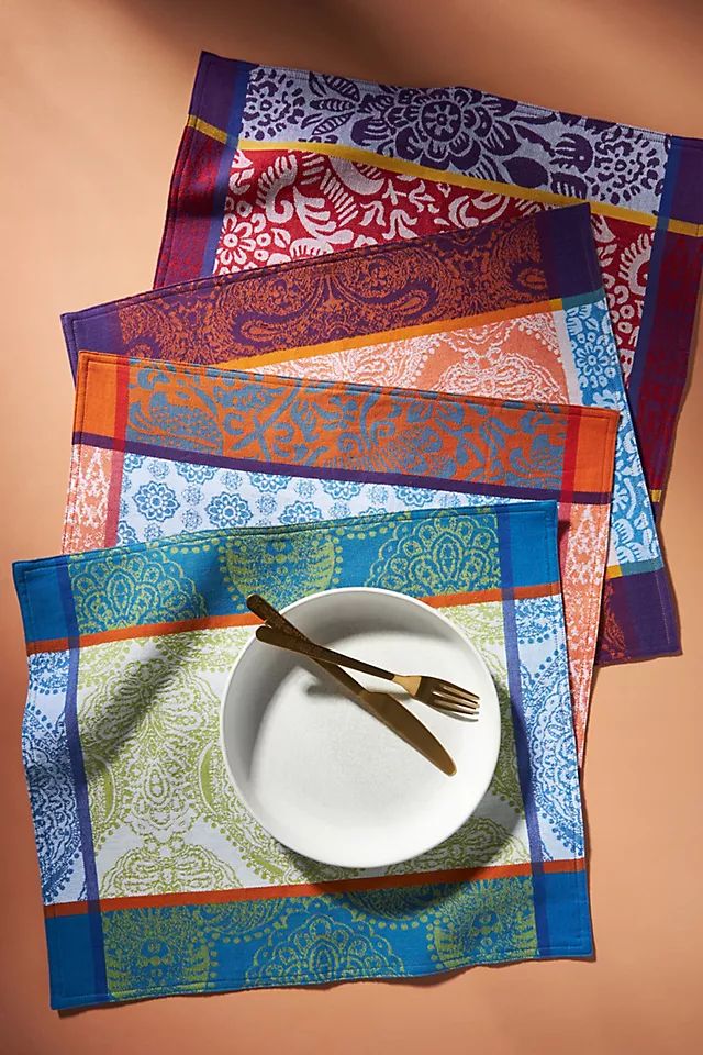 Nifty Placemats, Set of 4 | Anthropologie (US)
