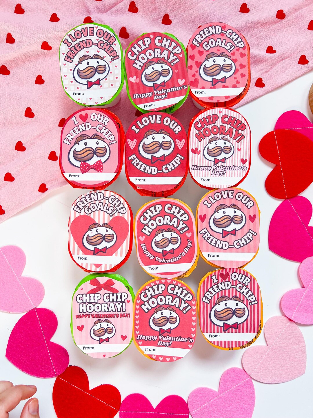 Pringles Chips Valentines Printable, Student Holiday Printable Tag, Kids Snack Gift, Pringles Sna... | Etsy (US)