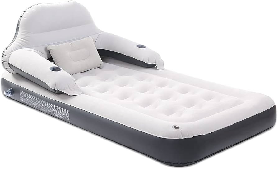JEAOUIA Twin Air Mattress for Tents Camping - 9" Raised Portable Single Inflatable Couch with Sof... | Amazon (US)