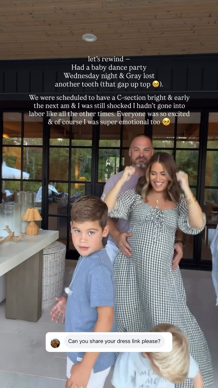 Wearing xs in this smocked maxi dress- not maternity, but this brand has lots of dresses that are all very bump friendly, great for postpartum, & nursing friendly! Linking my recent order + other faves here!

#LTKBump #LTKootd #LTKSeasonal