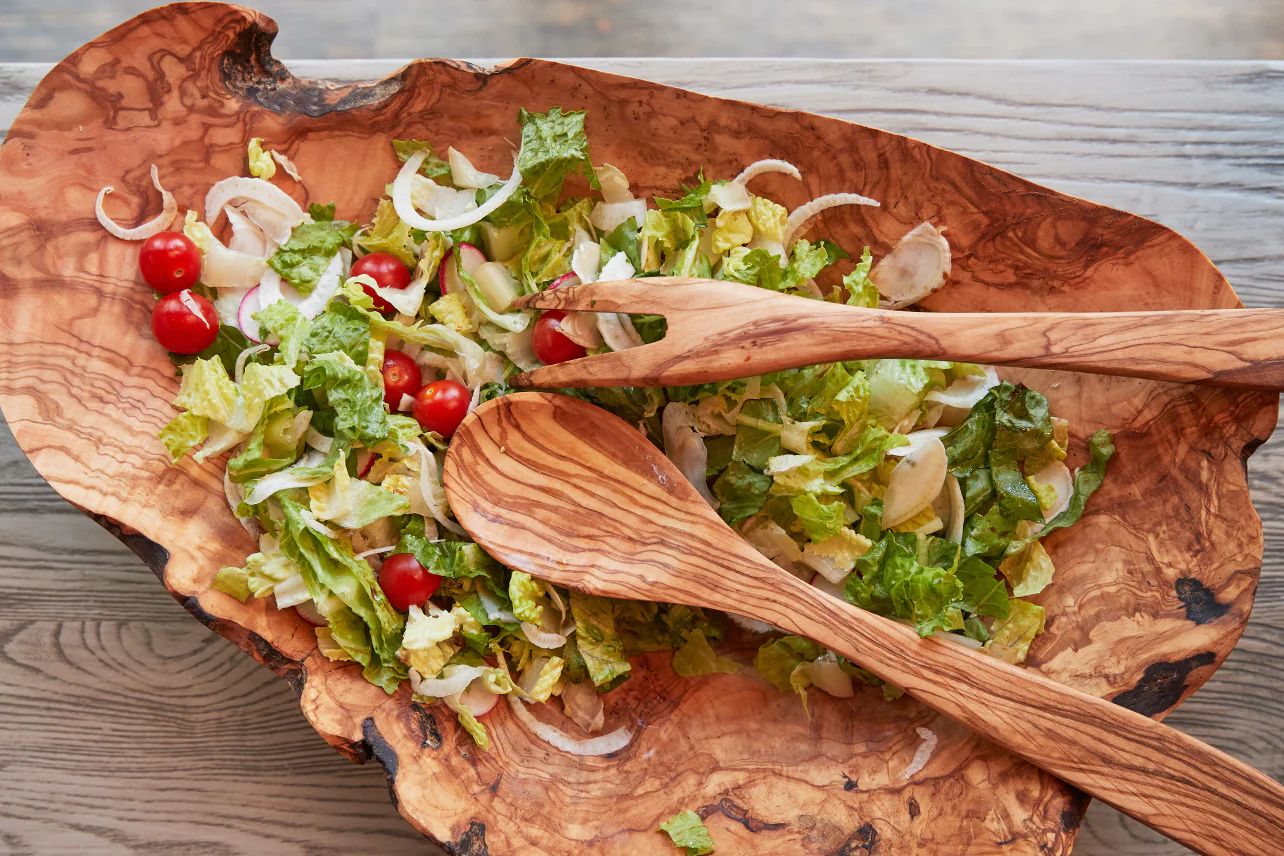 Italian Olivewood Root Salad Bowl | Verve Culture