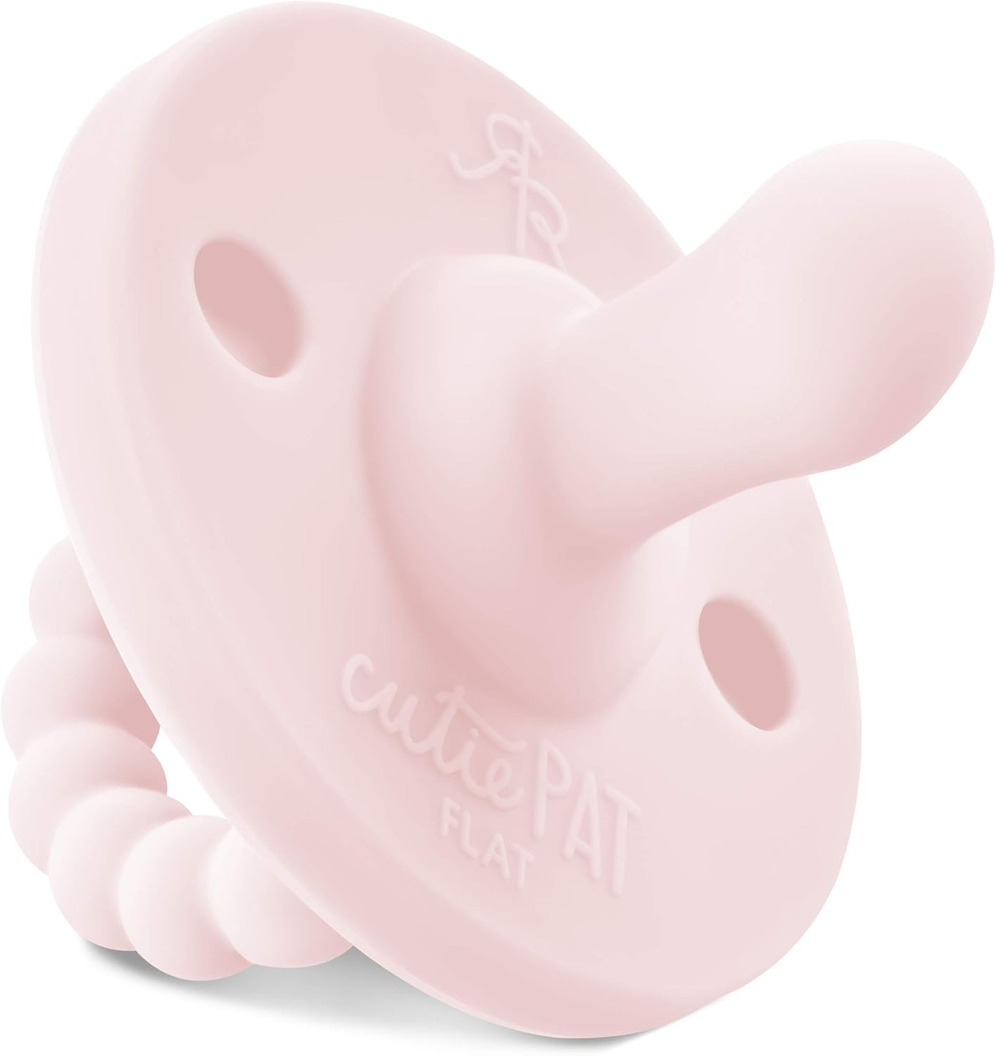 Ryan and Rose Cutie PAT Pacifier Pink Flat | Amazon (US)